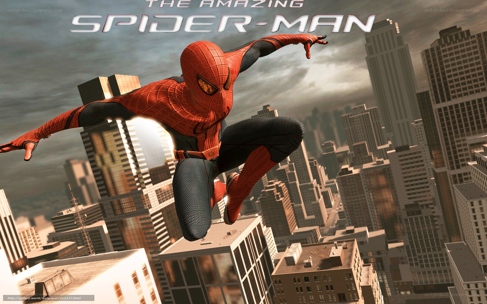 Spider-Man in the city