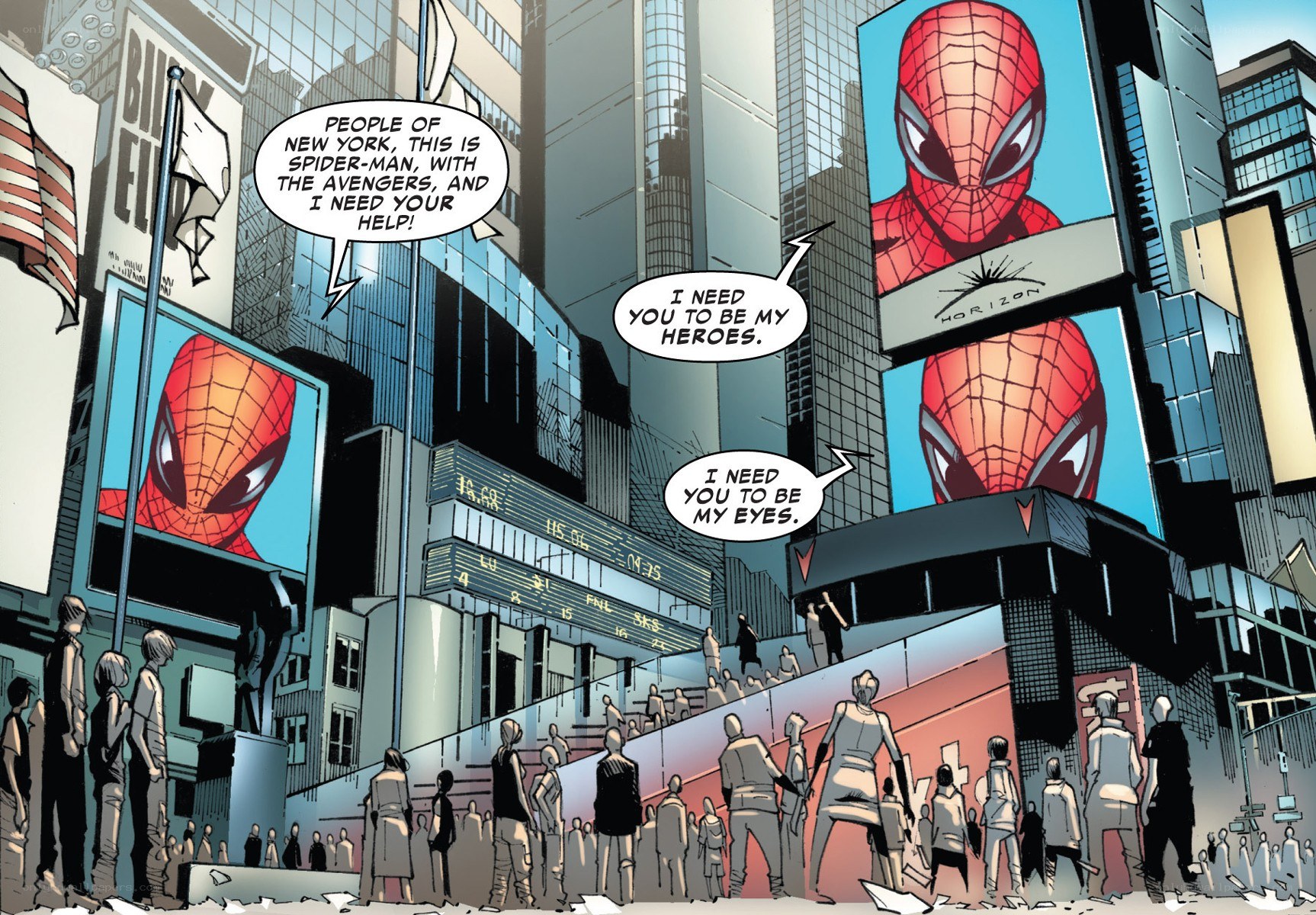 Spider-Man in Times Square