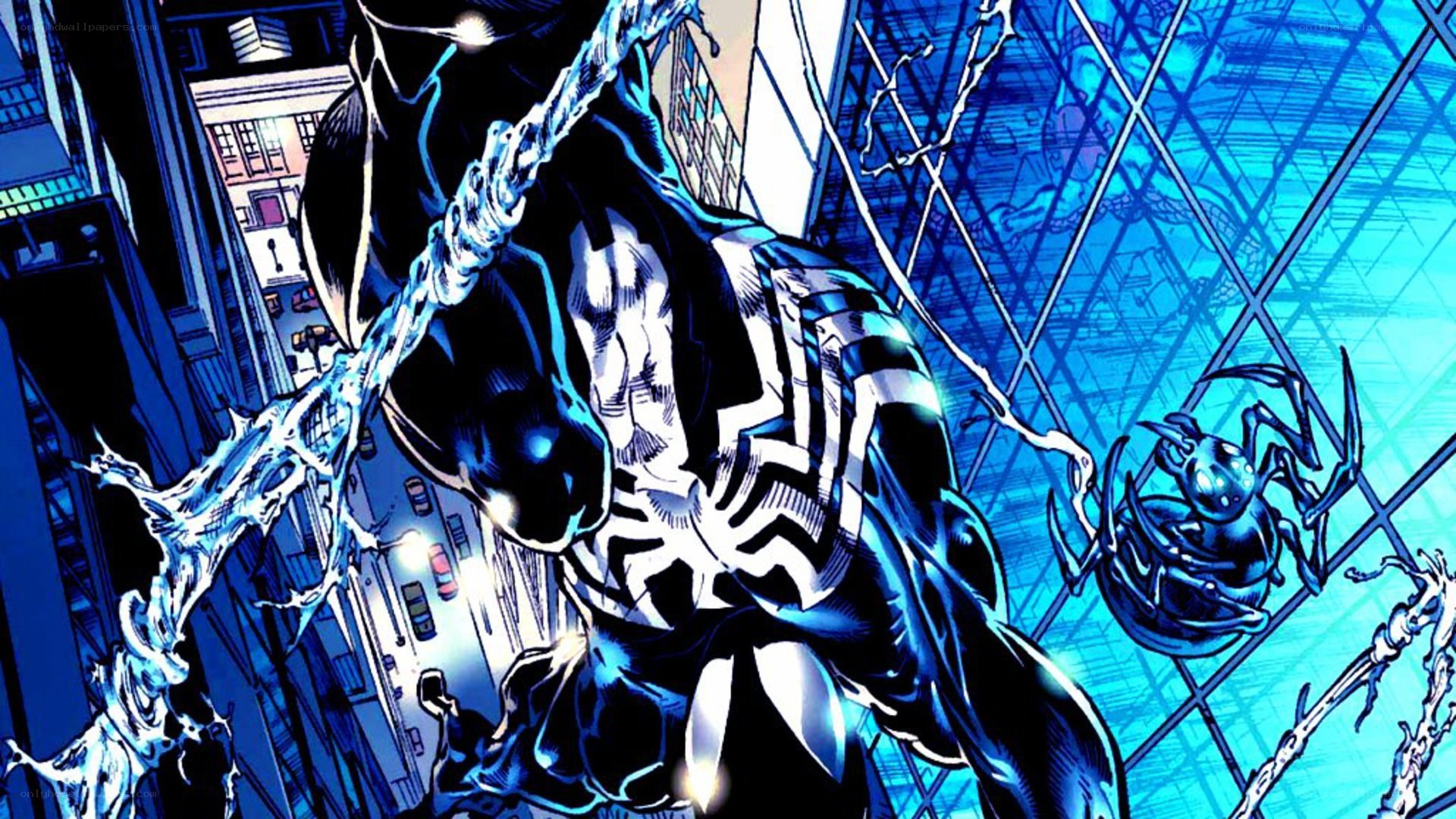 Spider-Man in Venom suit