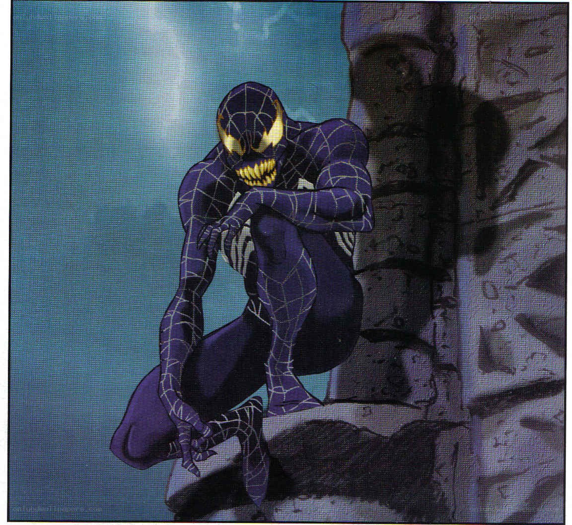 Spider-Man in Venom suit
