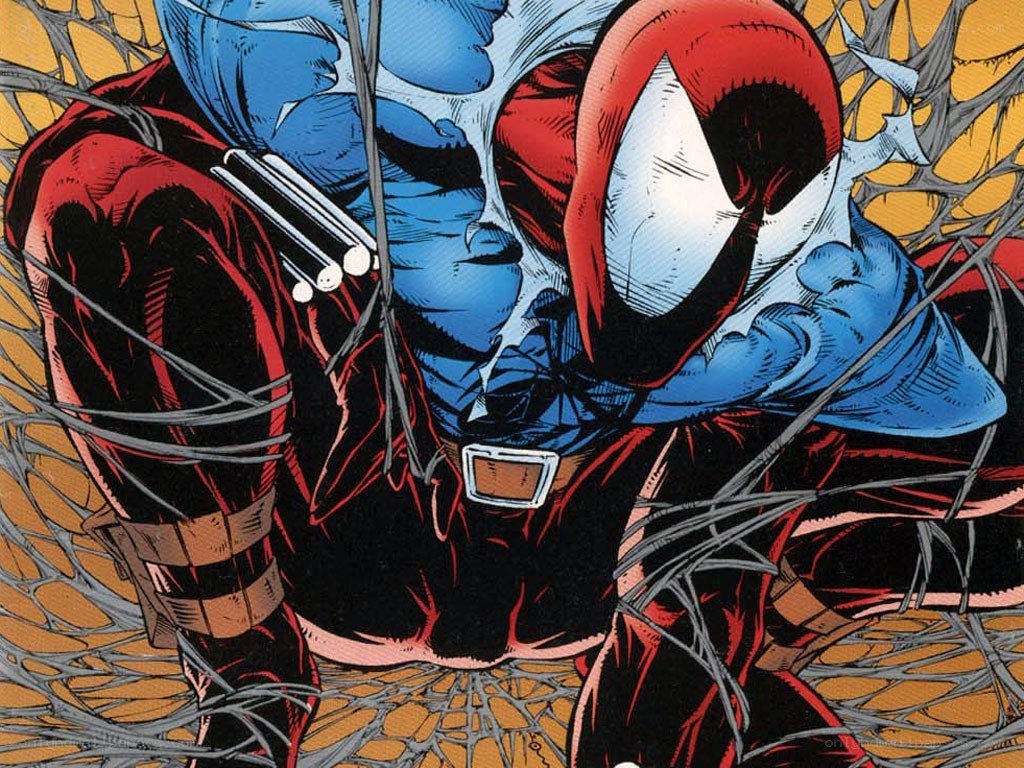 Spider-Man in webbed struggle