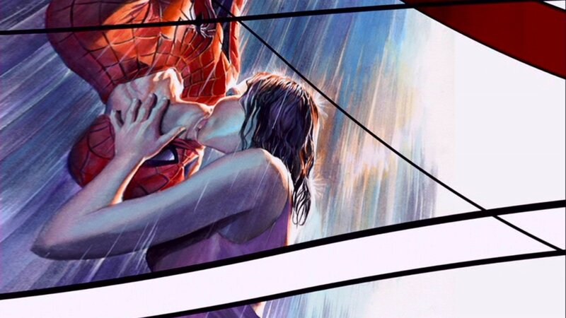 Spider-man Kissing Woman — Red