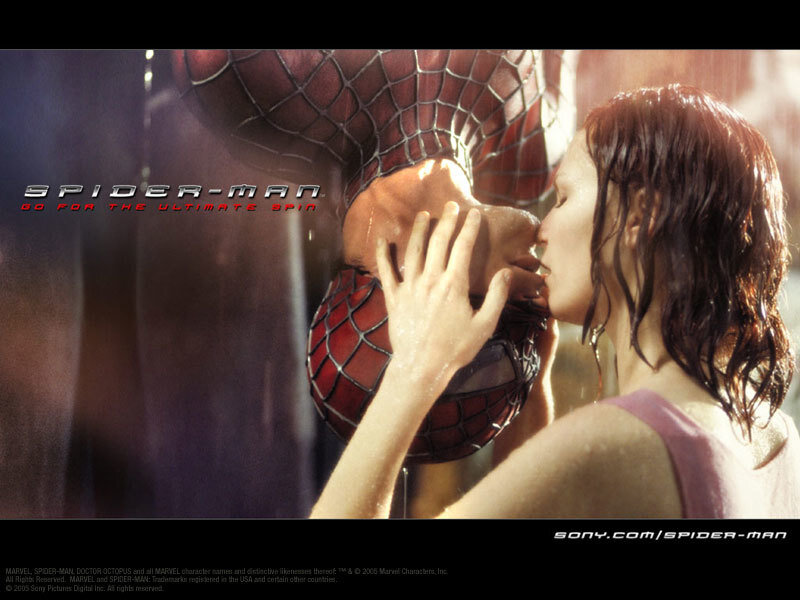 Spider-Man Kissing Woman
