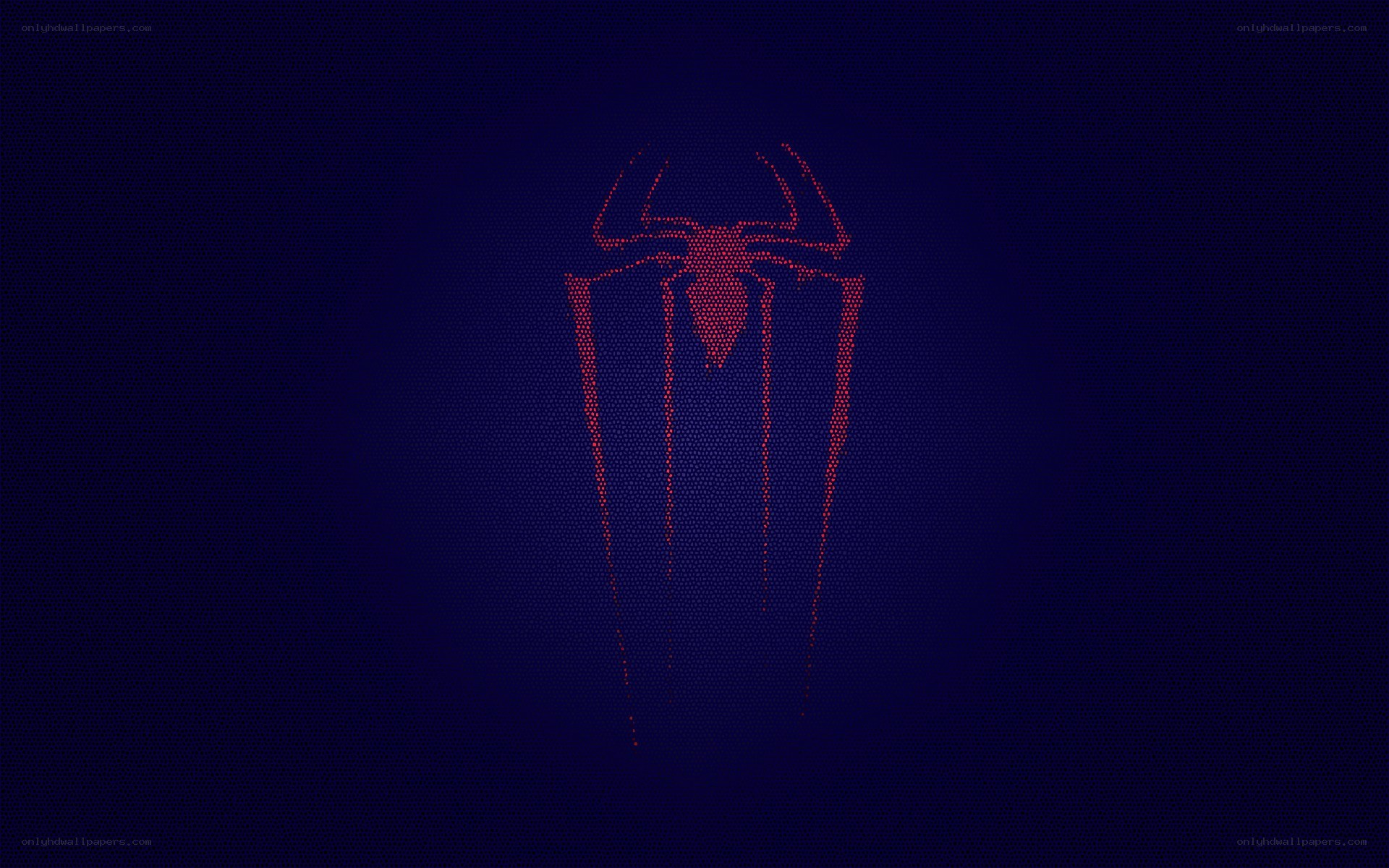 Spider-Man logo on dark background