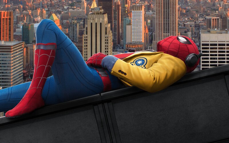 Spider-man Lying Down