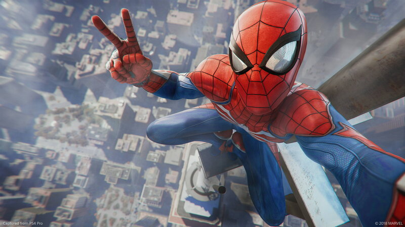 Spider-man Making Peace Sign