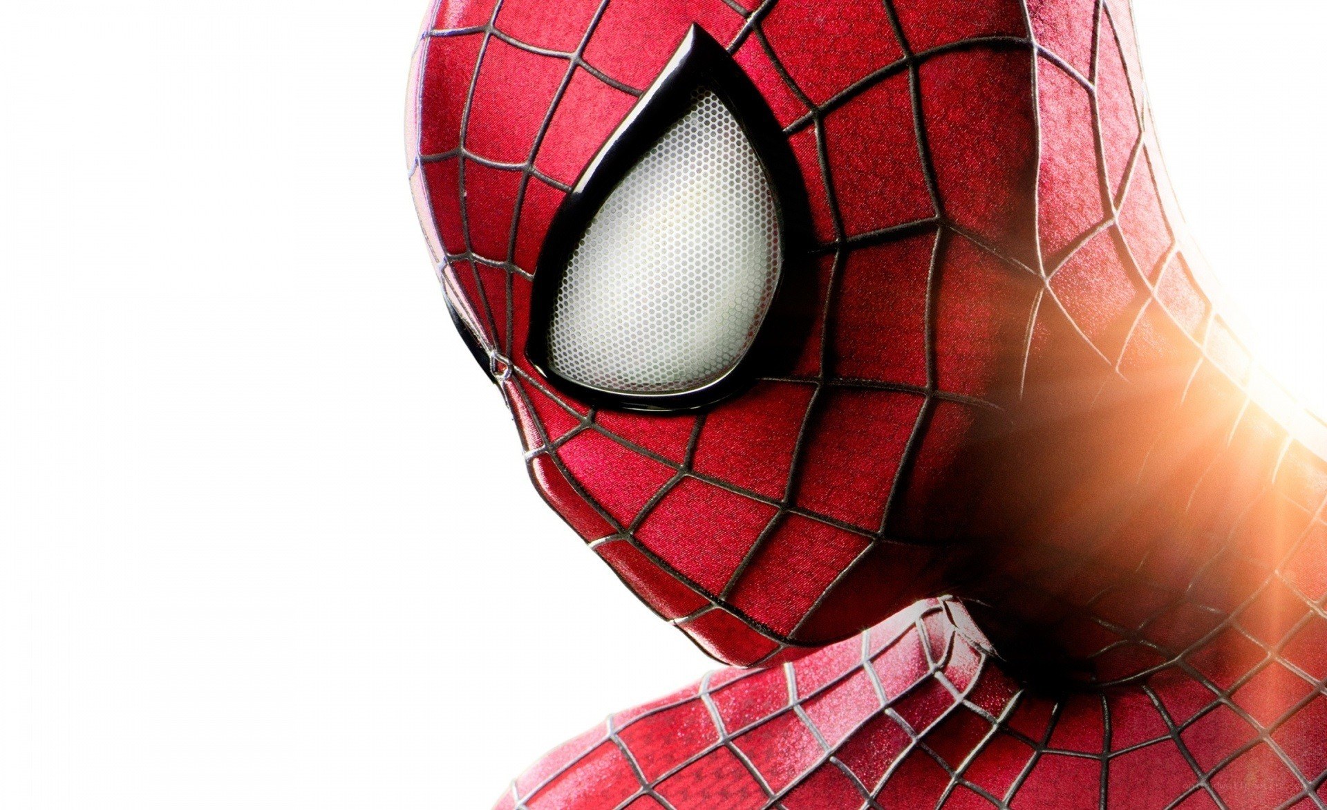 Spider-Man mask close-up