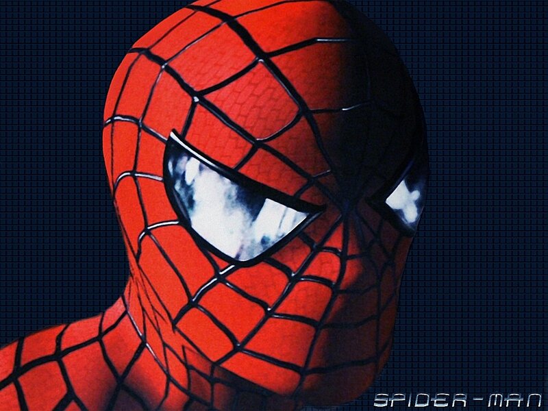 Spider-man Mask — Red, Dramatic, Digital Art