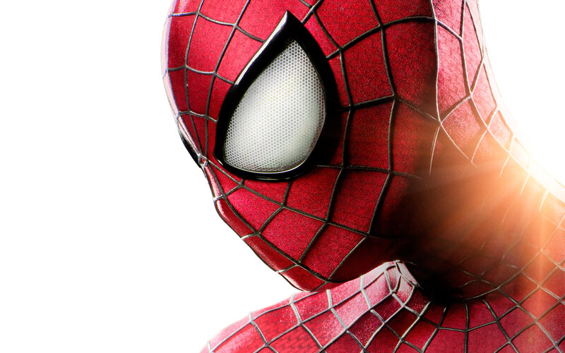 Spider-man Mask — Red, Dramatic, Photograph, Web Pattern