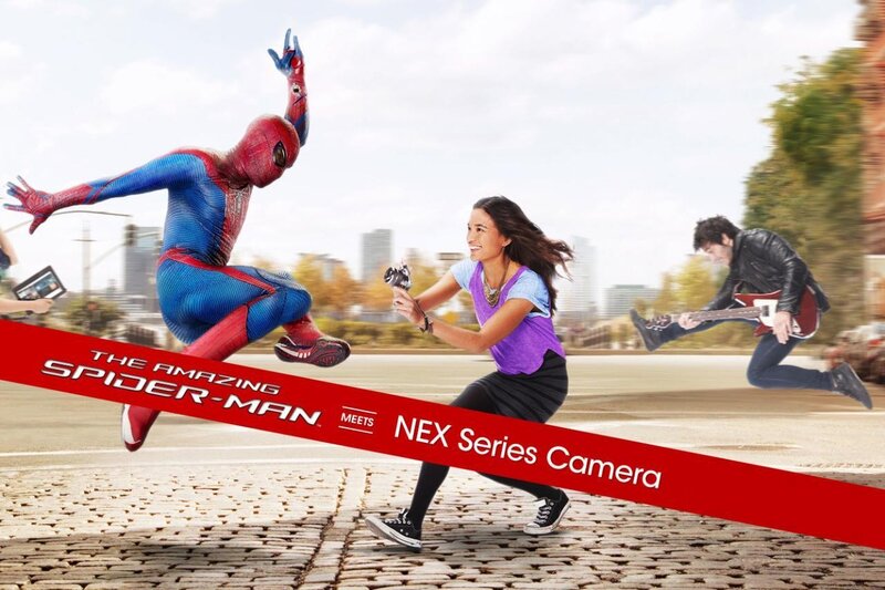 Spider-Man meets NEX camera