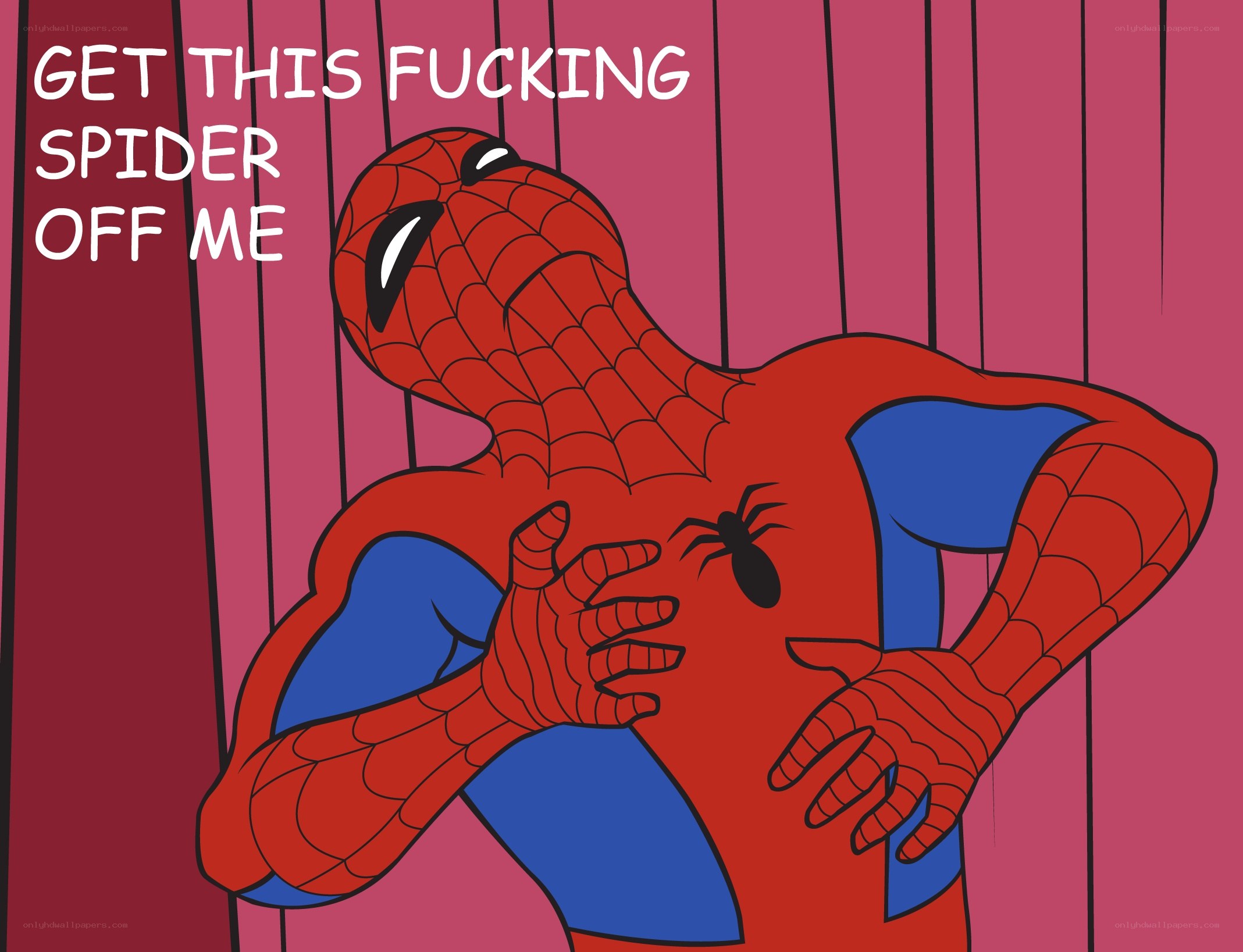 Spider-Man meme with text