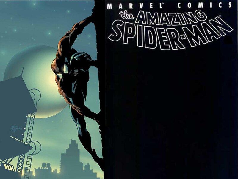 Spider-Man on a building