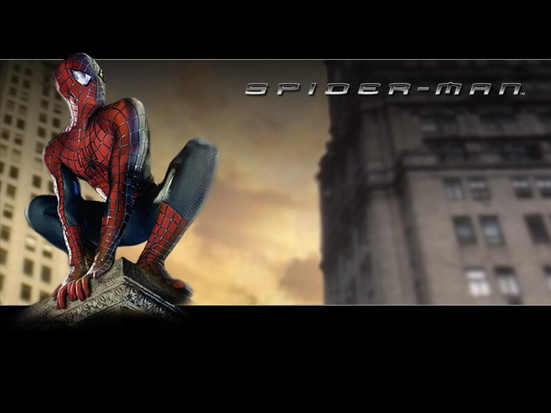 Spider-Man on a building