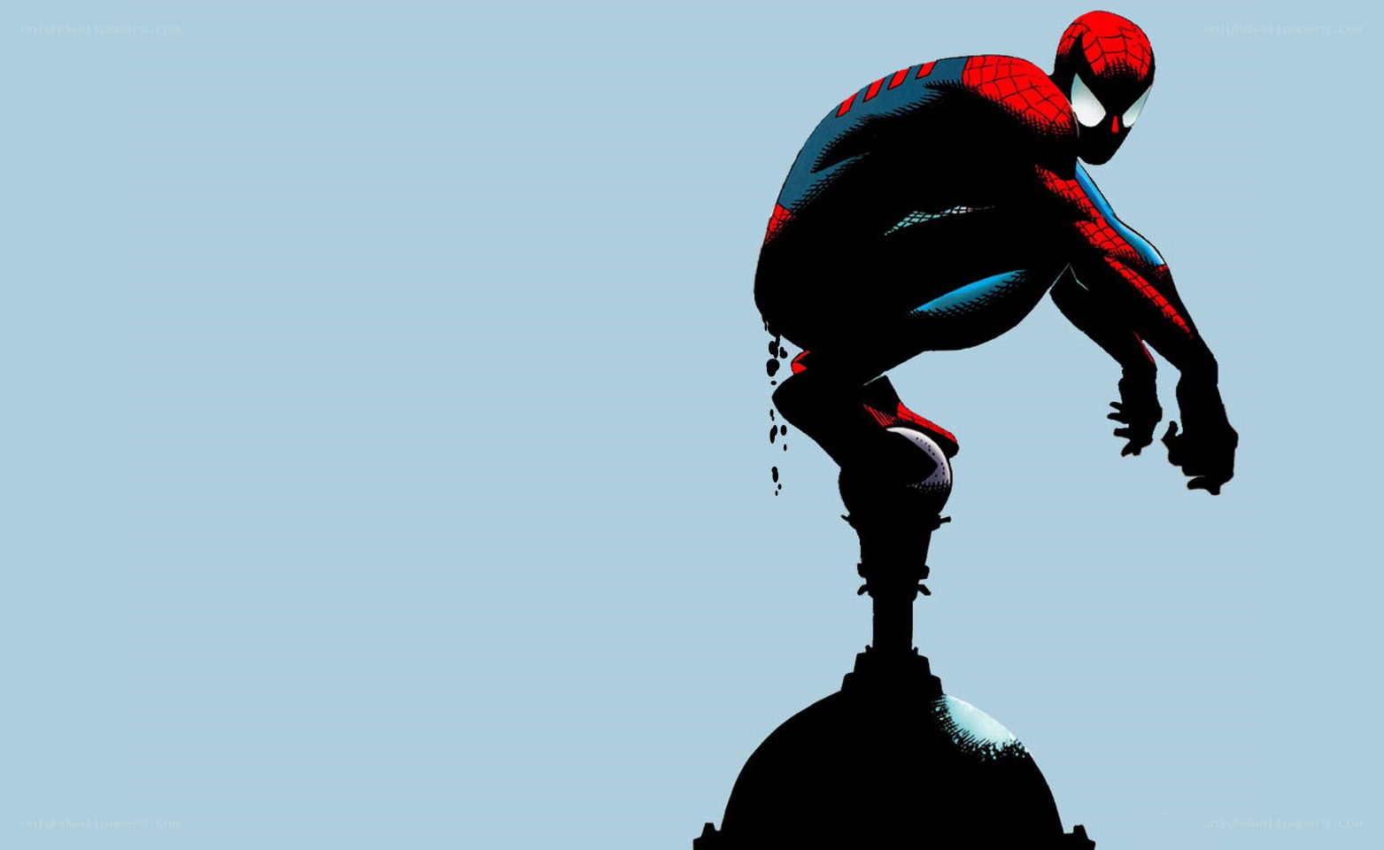 Spider-Man on a dome