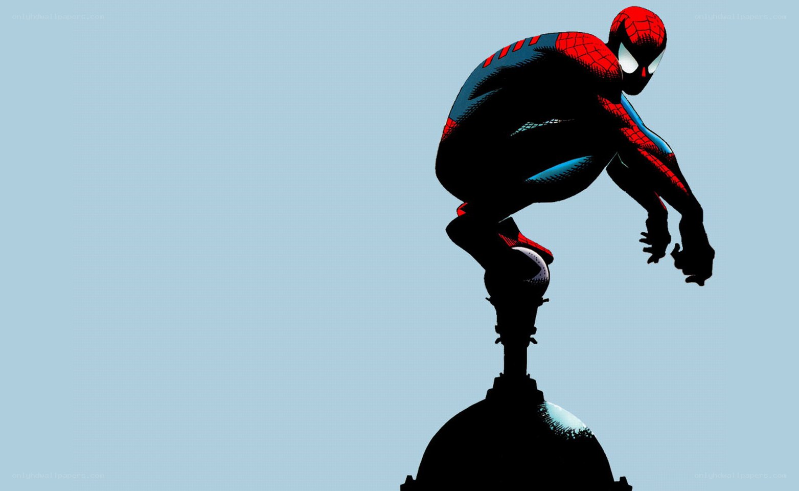 Spider-Man on a dome