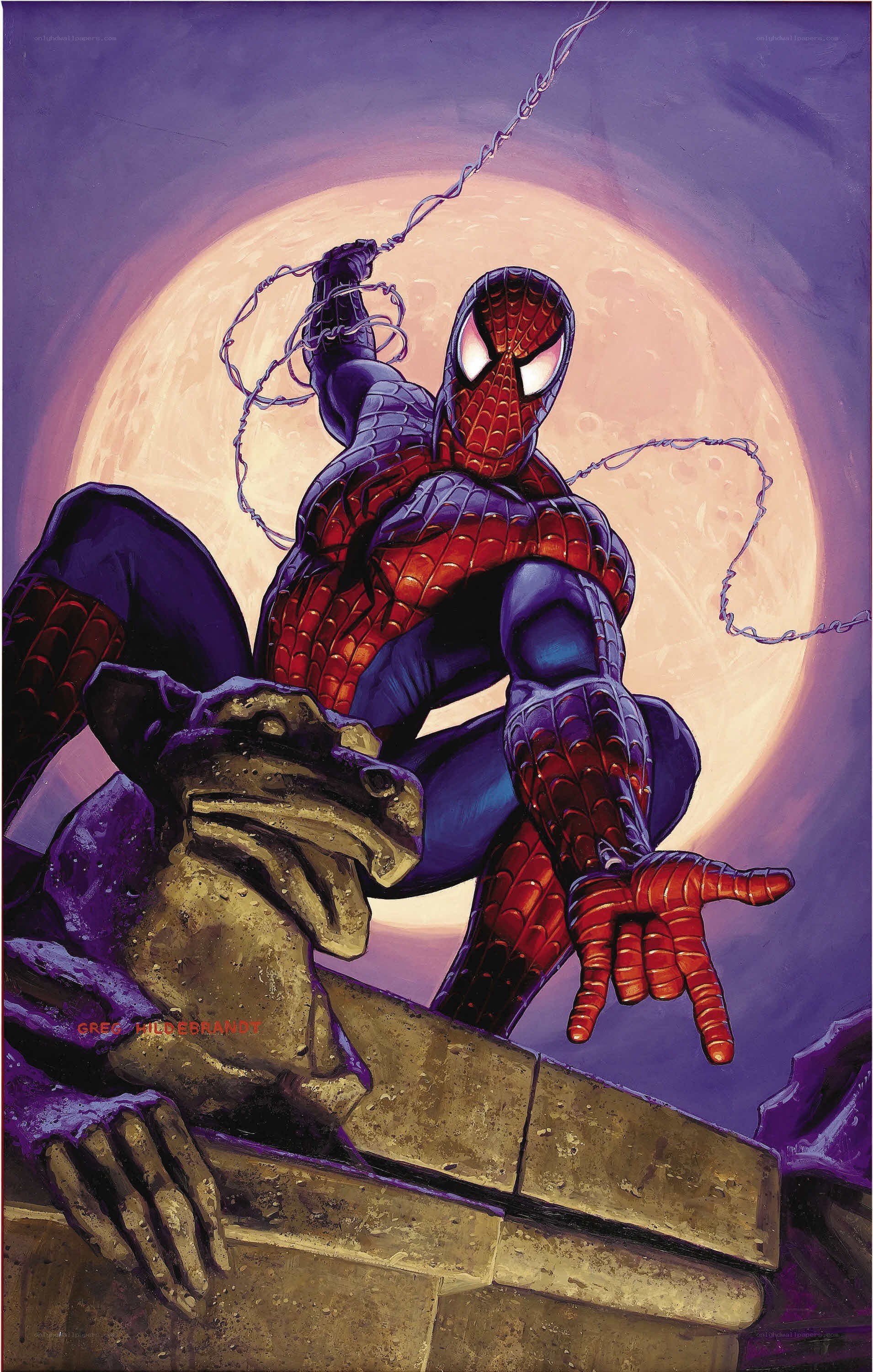 Spider-Man on a rooftop