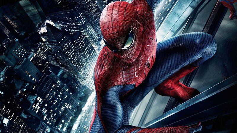 Spider-Man on a skyscraper