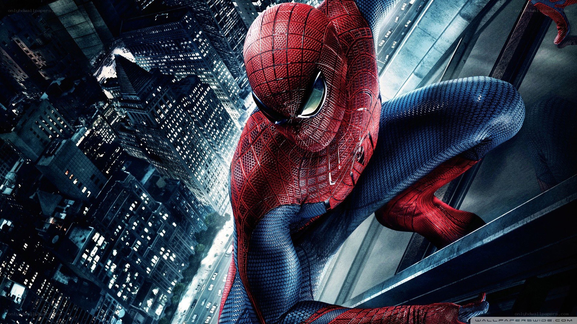 Spider-Man on a skyscraper