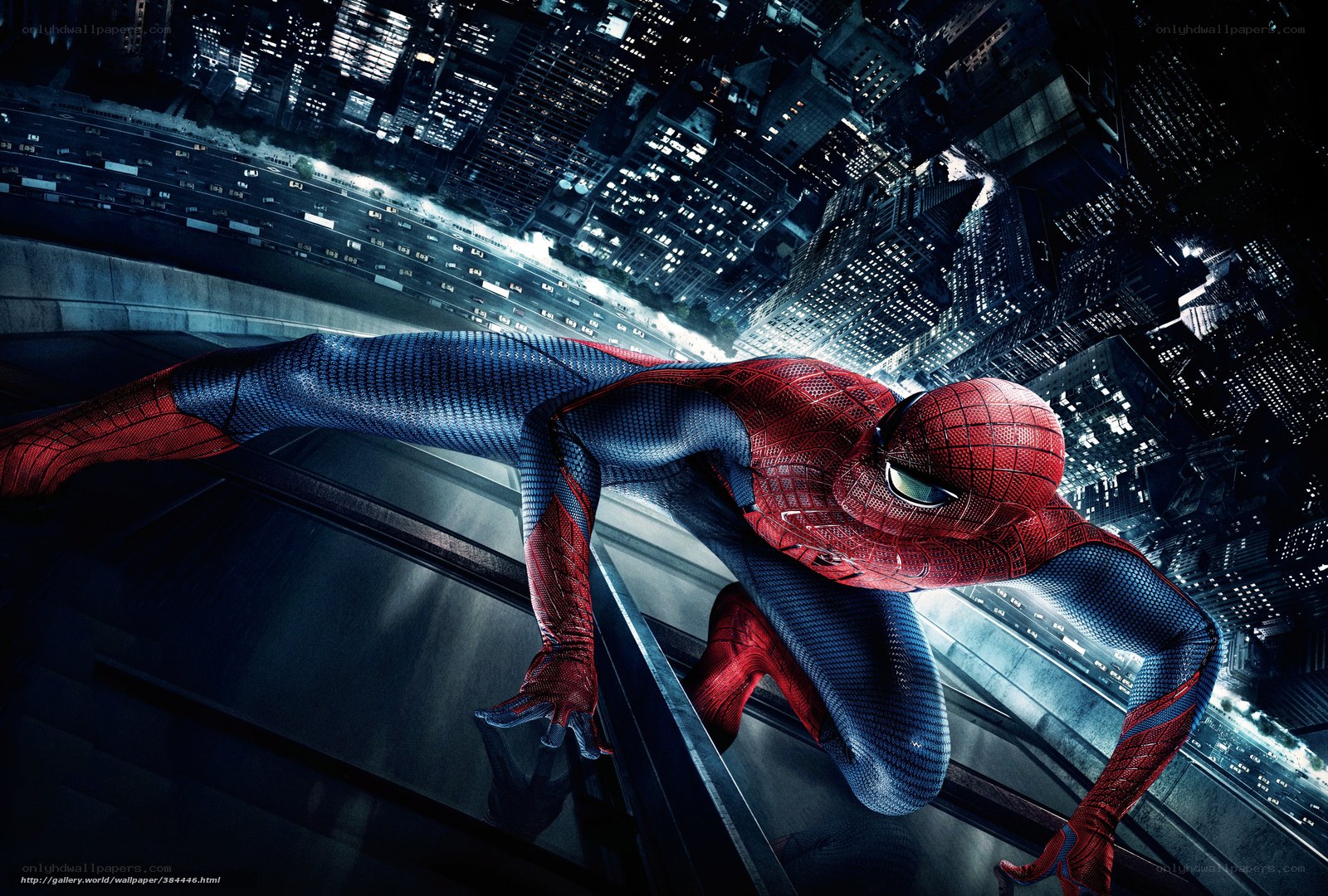 Spider-Man on a skyscraper