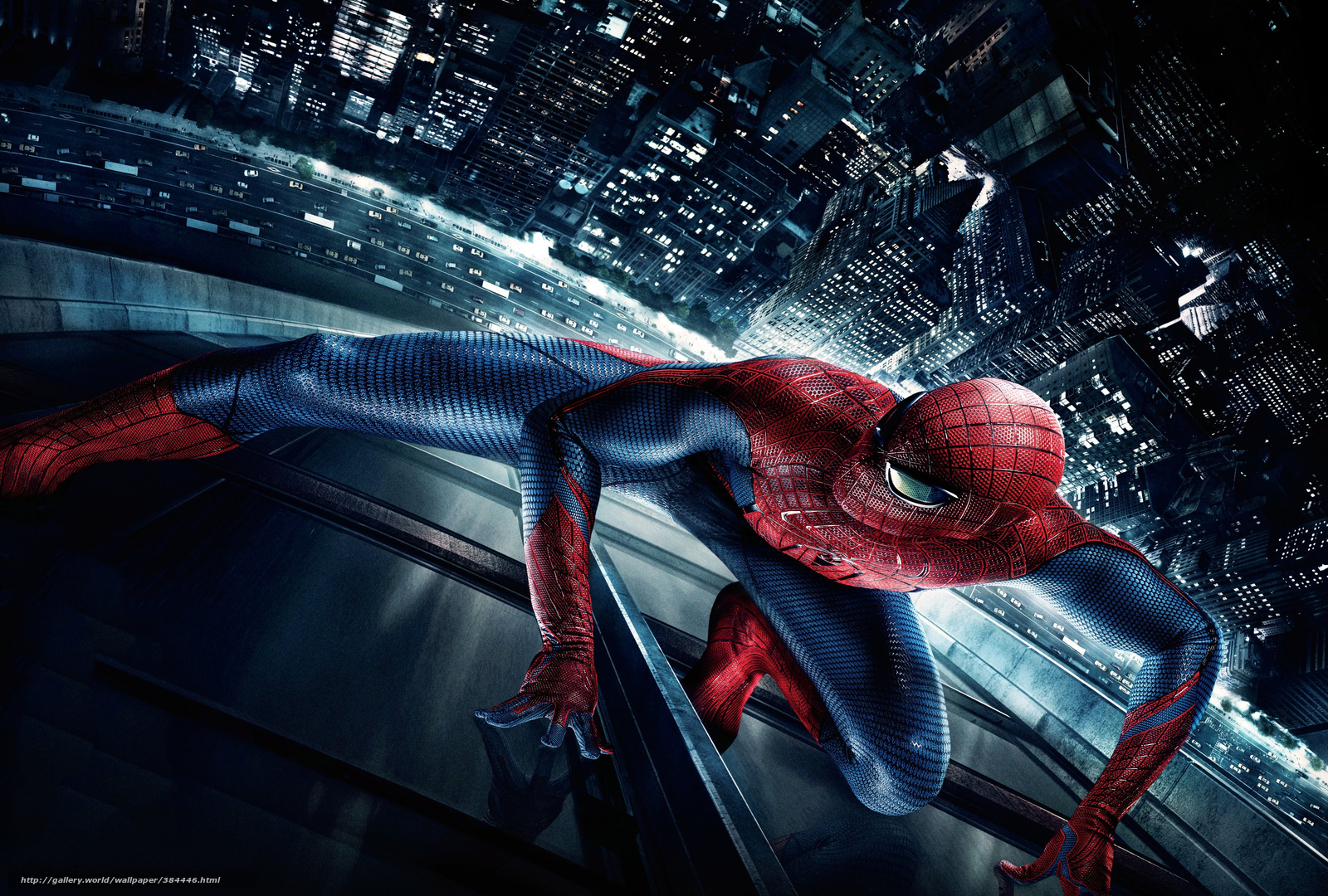 Spider-Man on a skyscraper