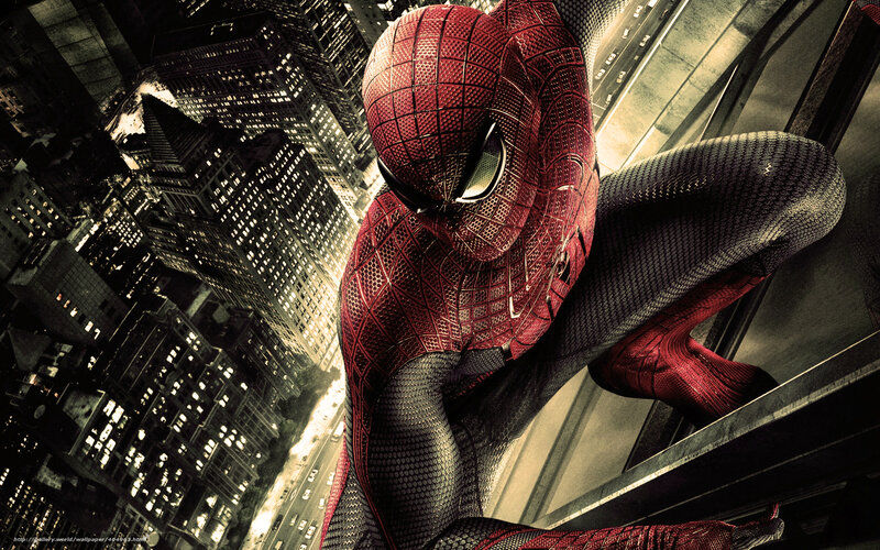 Spider-Man on a skyscraper