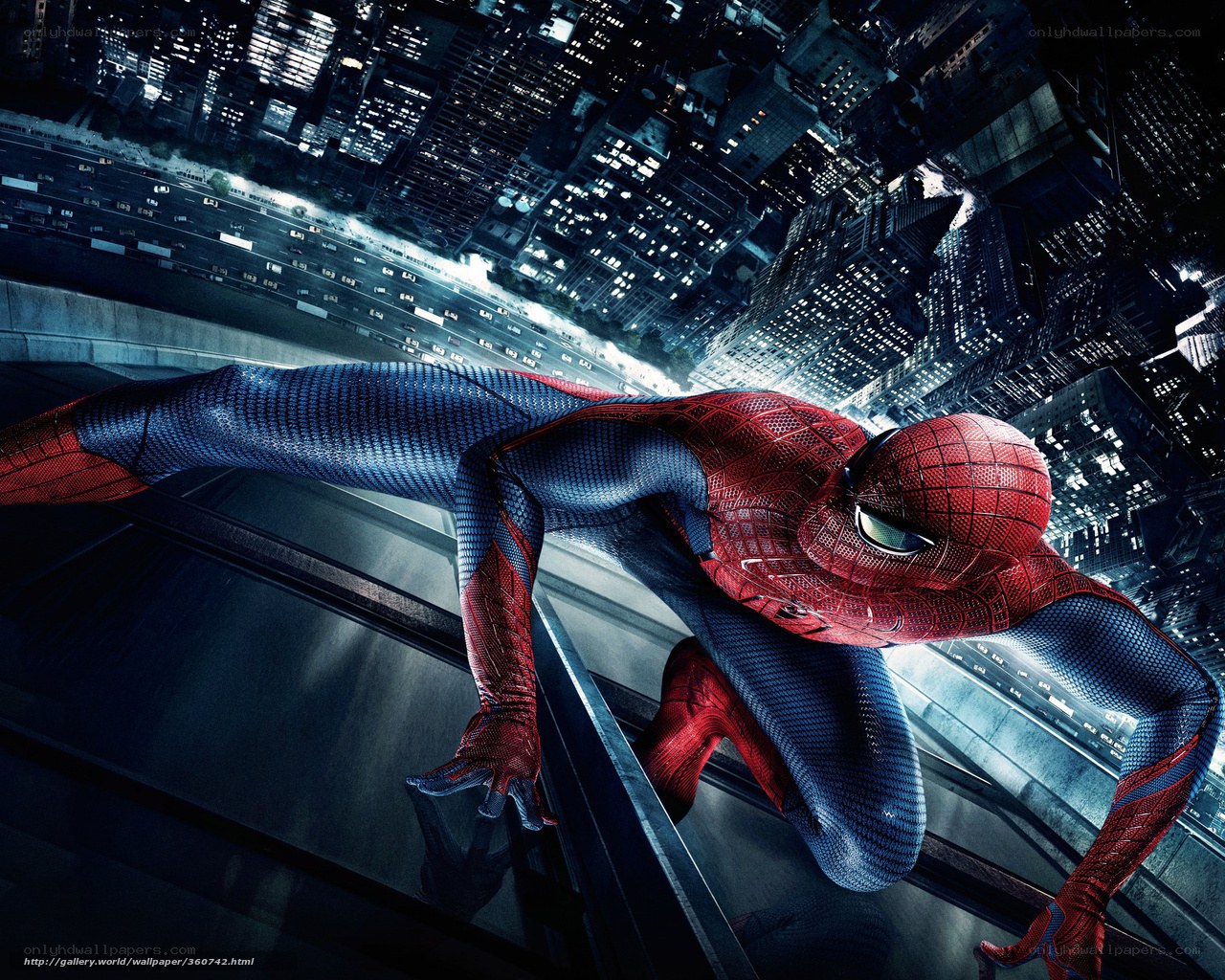 Spider-Man on a skyscraper