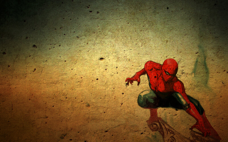 Spider-Man on a wall