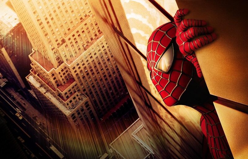 Spider-man on Building — Red