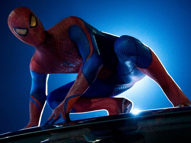 Spider-man on Car Roof