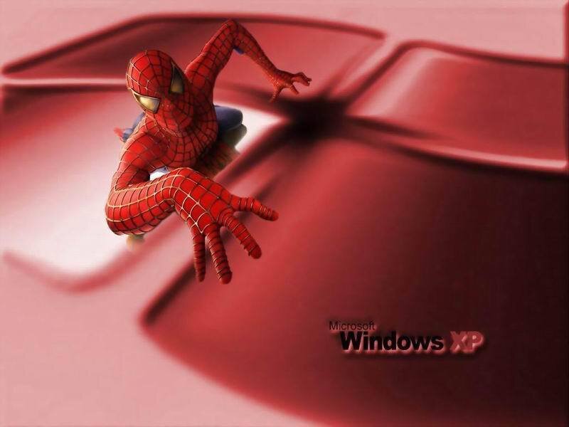 Spider-man on Red Surface