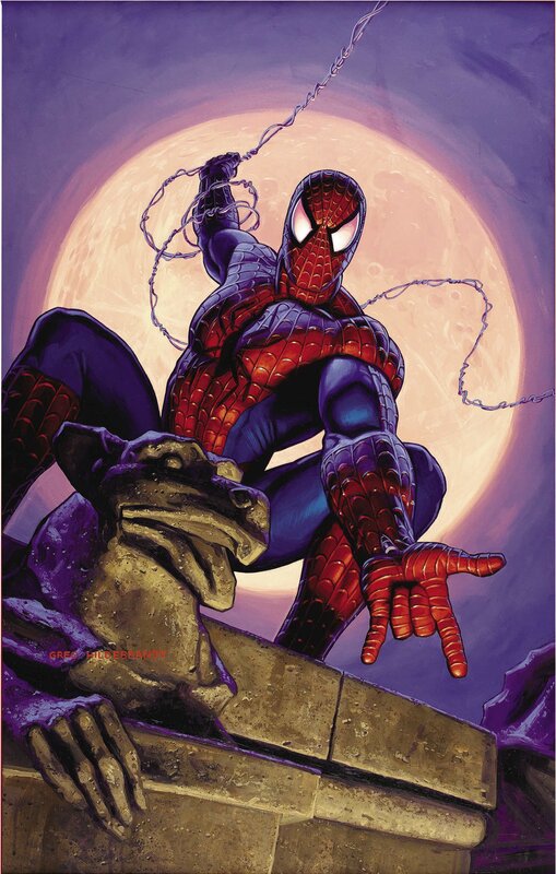 Spider-man on Rooftop — Purple