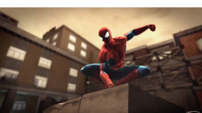 Spider-man on Rooftop — Red