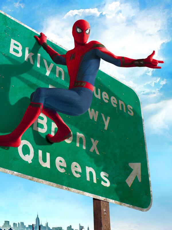 Spider-man on Sign