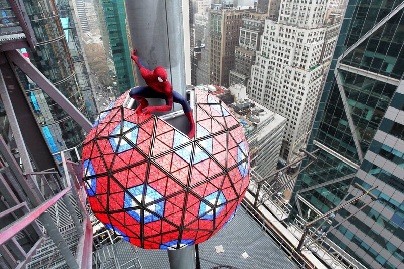 Spider-man on Sphere