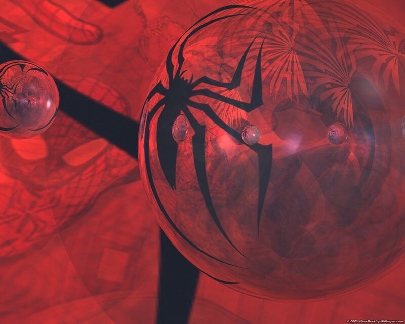 Spider-Man red abstract wallpaper