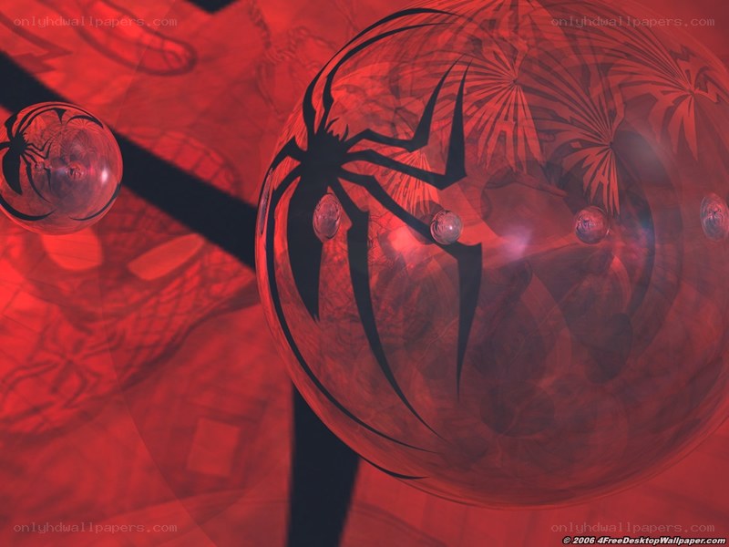 Spider-Man red abstract wallpaper