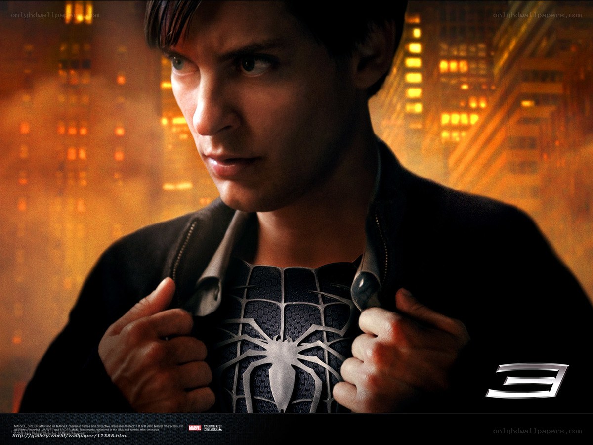 Spider-Man revealing his suit