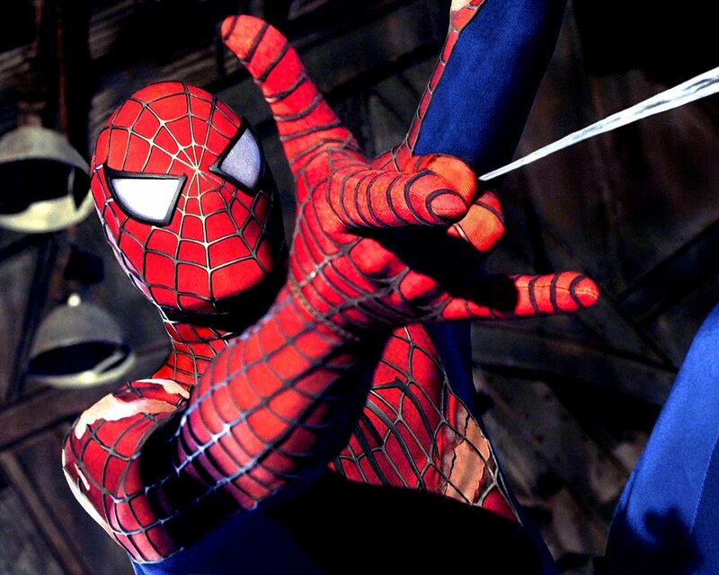 Spider-Man shooting web