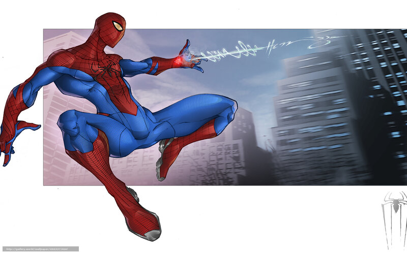 Spider-man Shooting Web — Red, Dynamic