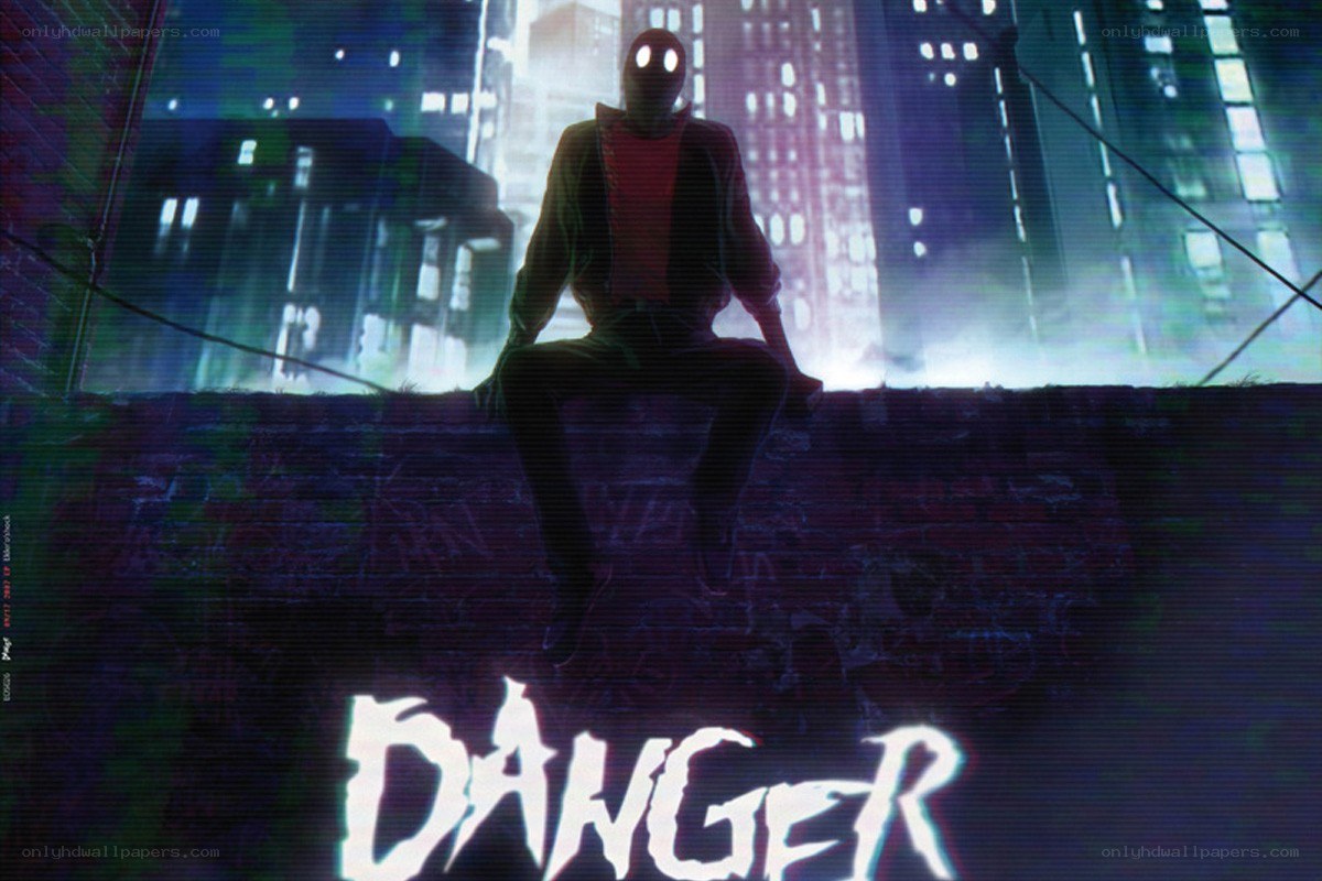 Spider-Man sitting on a wall