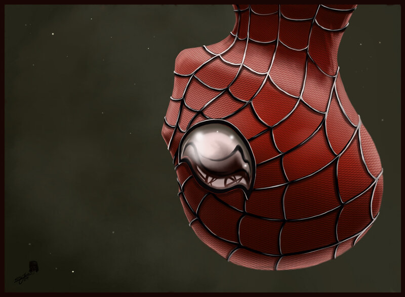 Spider-Man suit with symbiote