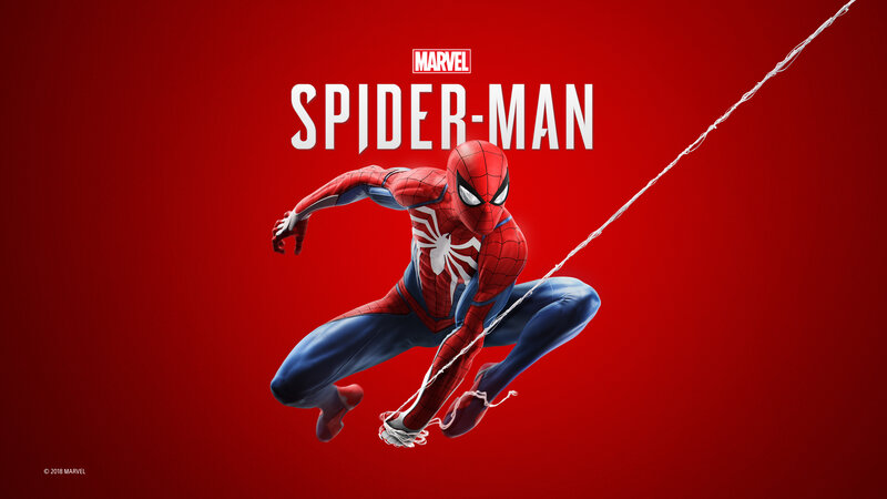Spider-Man Swinging — Red, Dynamic, Digital Art, Web