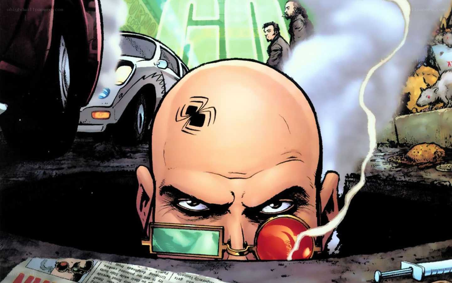 Spider-Man villain in sewer
