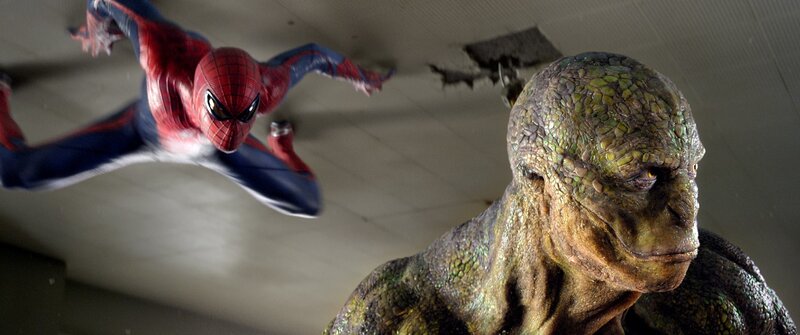 Spider-Man Vs Lizard — Red, Dramatic