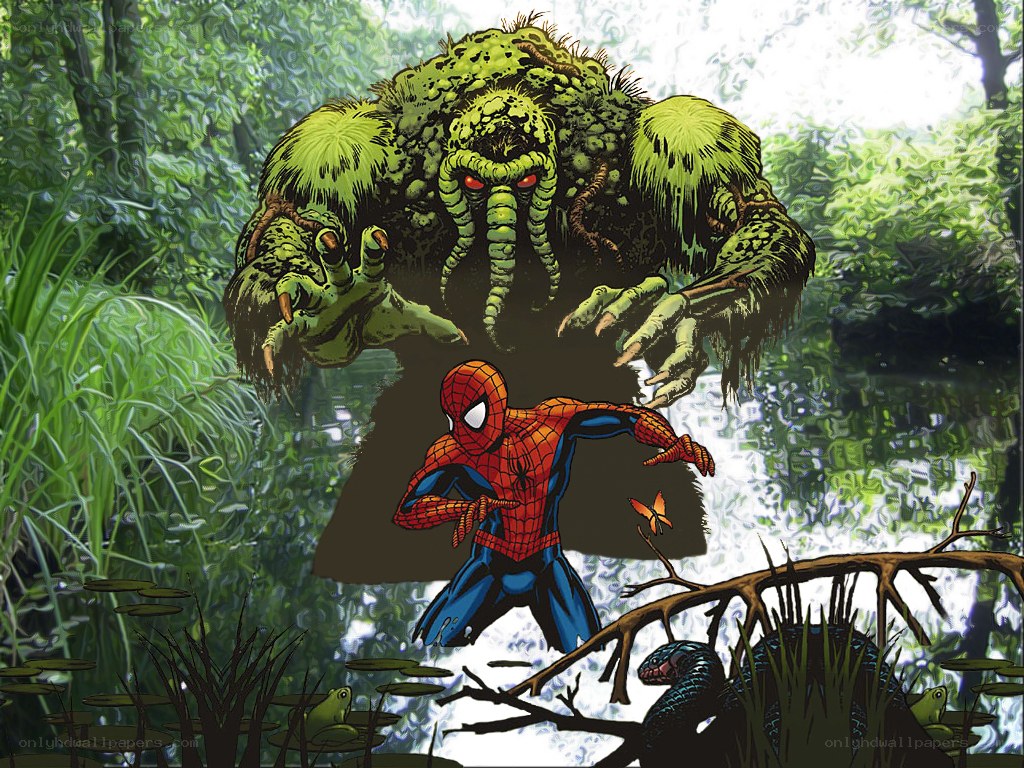 Spider-Man vs Swamp Thing