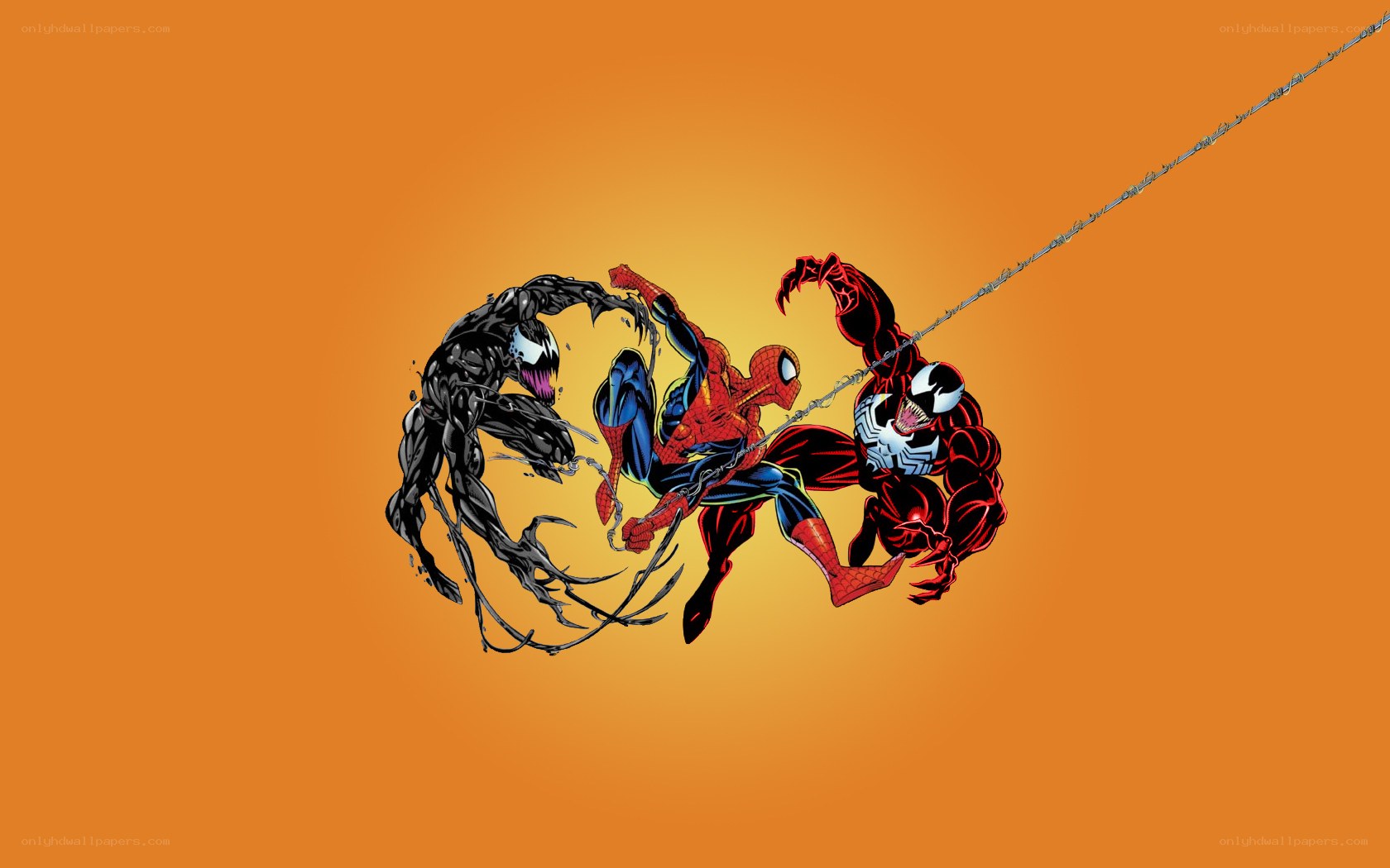 Spider-Man vs Venom and Carnage