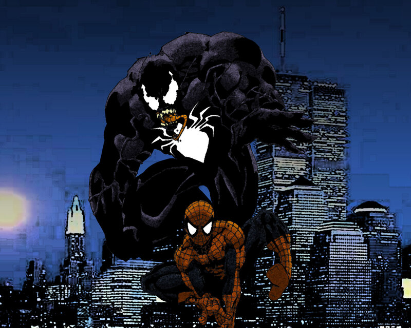 Spider-Man vs Venom battle