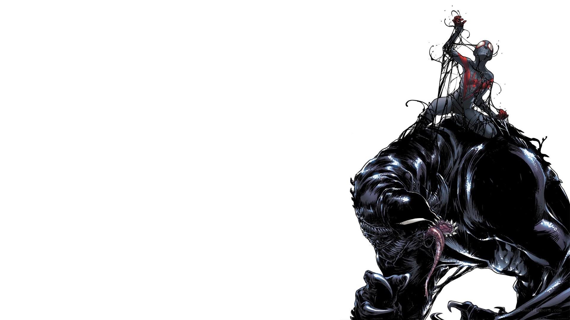 Spider-Man vs Venom battle
