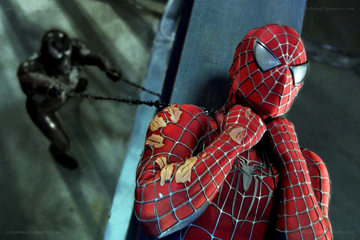 Spider-Man vs. Venom battle