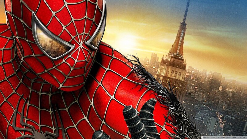 Spider-man with Black Suit — Red